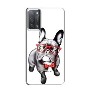 Бампер для OPPO A55 с картинкой "Песики" (В очках)