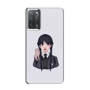 Чехлы с принтом Уэнсдей на OPPO A55 (Вещь Венсдей)