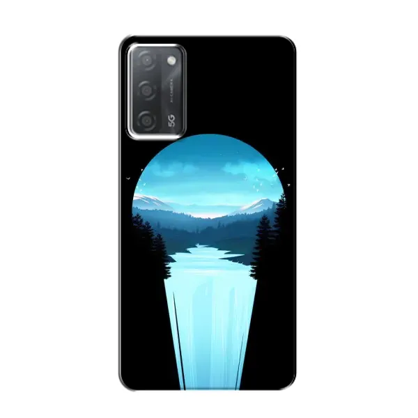 Чехол с рисунком «Синий Водопад» для OPPO A55 Чехол с рисунком «Синий Водопад» для OPPO A55