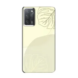 Чохол квітковий дизайн для OPPO A55 (Зелений фон)