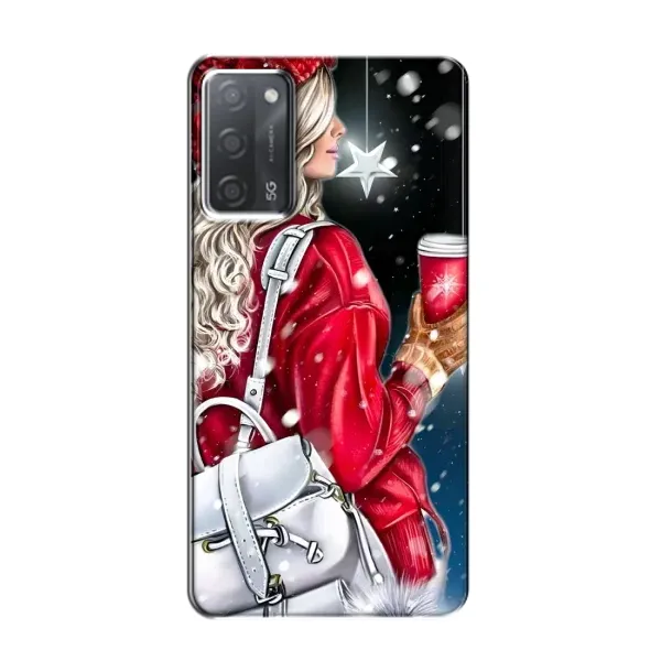 Чехол с рисунком «Зима пришла» для OPPO A55