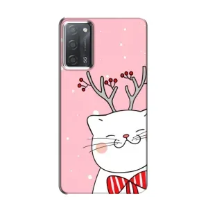 Чехол на тематику: Коты для OPPO A55 (Зимний кот)