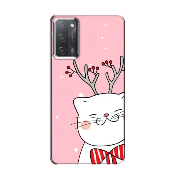Чехол с рисунком «Зимний кот» для OPPO A55 Чехол с рисунком «Зимний кот» для OPPO A55