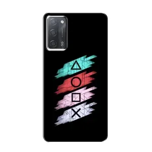 Чехол с рисунком «Значки Sony» для OPPO A55