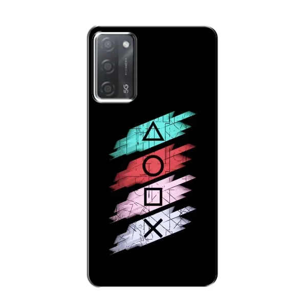 Чехол с рисунком «Значки Sony» для OPPO A55 Чехол с рисунком «Значки Sony» для OPPO A55
