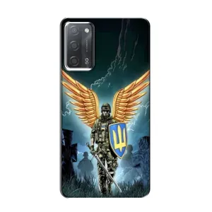 Патриотический Чехол для OPPO A55 (ЗСУ з крильями)