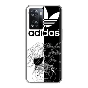 Чехол в стиле "Адидас" для Оппо a57s (Adidas шнурки)