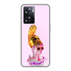 Чехол с Прикольным принтом на Oppo a57s (АРТ Статуя)
