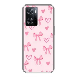 Чехол банты для Oppo a57s (Бантики и сердечки)