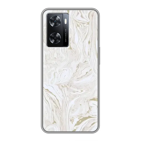 Чехол с рисунком «белый мрамор» для OPPO A57s Чехол с рисунком «белый мрамор» для OPPO A57s