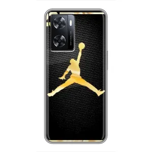 Силиконовый Чехол Nike Air Jordan на Оппо a57s (Джордан 23)