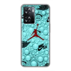 Силиконовый Чехол Nike Air Jordan на Оппо a57s (Джордан Найк)
