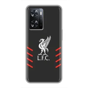 Силиконовые Чехлы принт Футбол на Oppo a57s (Эмблема Liverpool)