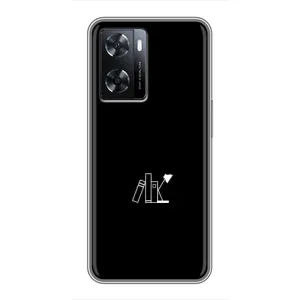 Чохол з картинками на чорному фоні для Oppo a57s (Книжки)