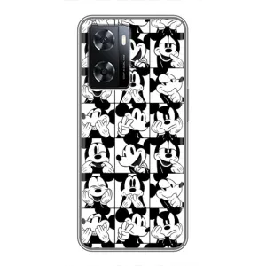 Чохли з принтом Міккі Маус на Oppo a57s (Колаж Микки Маус)