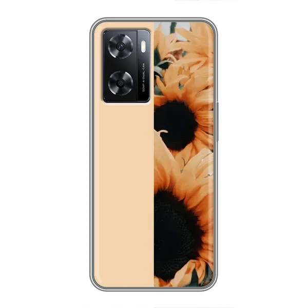 Чехол с рисунком «Красивые подсолнухи» для OPPO A57s Чехол с рисунком «Красивые подсолнухи» для OPPO A57s
