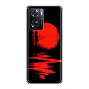 Літній Чохол на Oppo a57s (Червоний Захід сонця)