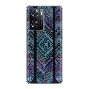 Силиконовый Чехол на Oppo a57s (Крутой орнамент)