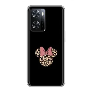 Чехол с рисунком «Леопардовая Минни» для OPPO A57s