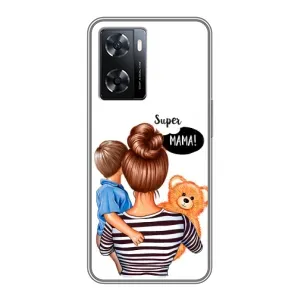Чехлы для МАМЫ на Oppo a57s (Мама и сын)