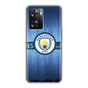 Силиконовые Чехлы принт Футбол на Oppo a57s (ManCity)