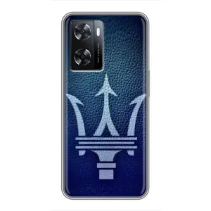 Чехлы с тематикой "Крутые машины" на Oppo a57s (Лого Maserati)