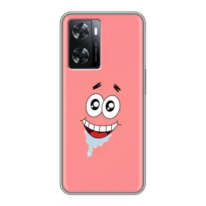 Чохли з Патріком на Oppo a57s (Мордочка Патріка)