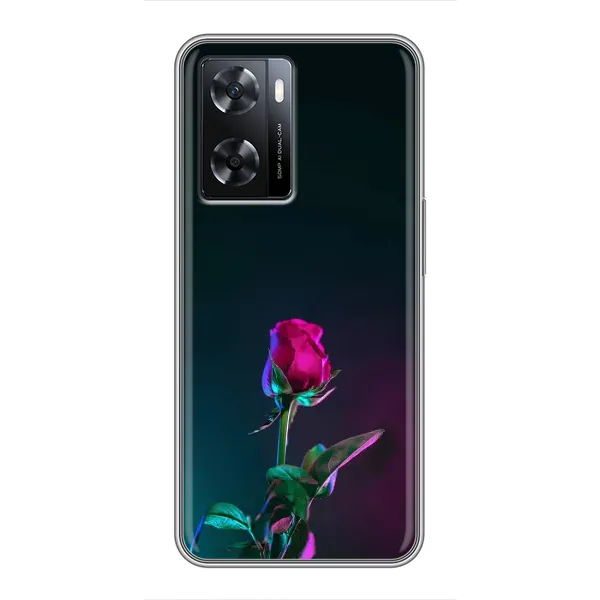 Чехол с рисунком «Ночная роза» для OPPO A57s Чехол с рисунком «Ночная роза» для OPPO A57s