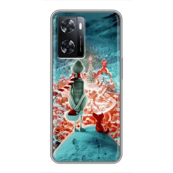 Чехол с рисунком «Новогодний Гринч» для OPPO A57s Чехол с рисунком «Новогодний Гринч» для OPPO A57s