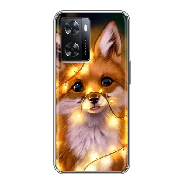 Чехол с рисунком «Новогодний лисенок» для OPPO A57s Чехол с рисунком «Новогодний лисенок» для OPPO A57s