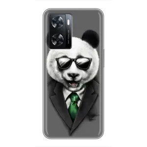 Чохли з Пандами на Oppo a57s (Панда в окулярах)