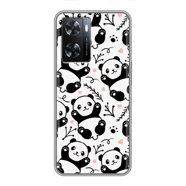 Чехол с рисунком «Пандочки» для OPPO A57s Чехол с рисунком «Пандочки» для OPPO A57s