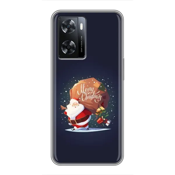 Чехол с рисунком «Подарки от Санты» для OPPO A57s