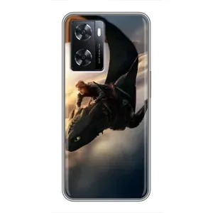Чохол дракон Беззубик для Oppo a57s (Політ Беззубика)