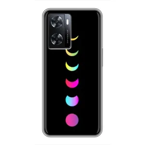 Чехол (ТПУ) с планетами на Oppo a57s (Полнолуние)
