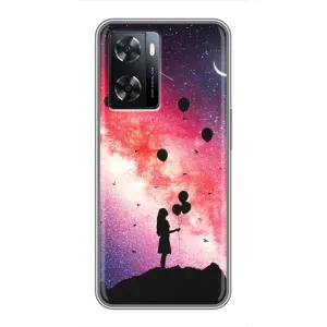 Силиконовые Чехлы Любимому человеку для Oppo a57s (Шарики в небе)