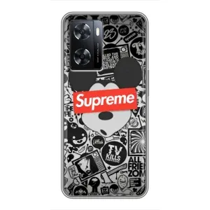 Чехол с рисунком «Supreme Маус» для OPPO A57s
