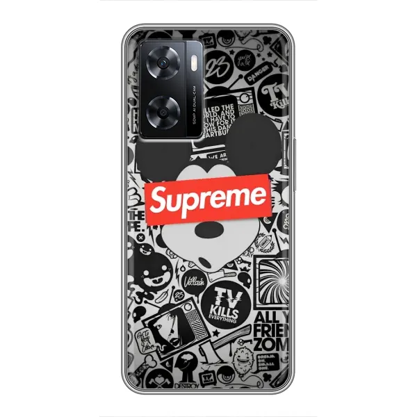 Чехол с рисунком «Supreme Маус» для OPPO A57s Чехол с рисунком «Supreme Маус» для OPPO A57s