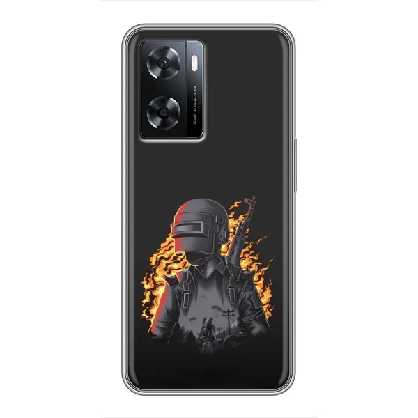 Чехол с рисунком «В огне» для OPPO A57s Чехол с рисунком «В огне» для OPPO A57s