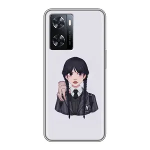 Чохол з картинкою Венсдей на Oppo a57s (Річ Венсдей)