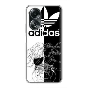 Чохол с стилі "Адідас" для Оппо А58 (4G) (Adidas шнурки)