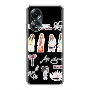 Чохли з картинкою для OPPO A58 (4G) (Арт блекпінг)