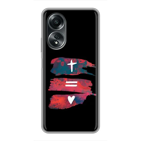Чехол с рисунком «Атрибутика» для OPPO A58 (4G) Чехол с рисунком «Атрибутика» для OPPO A58 (4G)