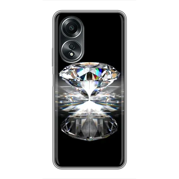 Чехол с рисунком «Бриллиант» для OPPO A58 (4G)