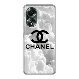 Чехол с рисунком «CHANEL» для OPPO A58 (4G)