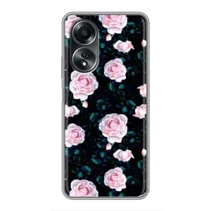 Чехлы с принтом Розочки для OPPO A58 (4G) (Чайные розы)