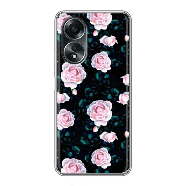 Чехол с рисунком «Чайные розы» для OPPO A58 (4G) Чехол с рисунком «Чайные розы» для OPPO A58 (4G)