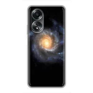 Чохли КОСМОС на OPPO A58 (4G) (Чорна дира)