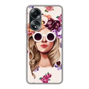 Чохол з картинкою Модні Дівчата OPPO A58 (4G) (Дівчина в окулярах)