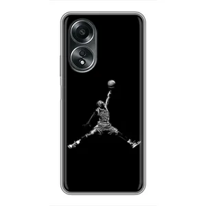 Силіконовый Чохол Nike Air Jordan на Оппо А58 (4G) (Джордан)